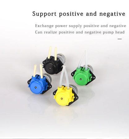 Kamoer DC 12V/24V Dosing Pump - Peristaltic Pump with Connector for Arduino, Aquarium, Lab & DIY Liquid Applications