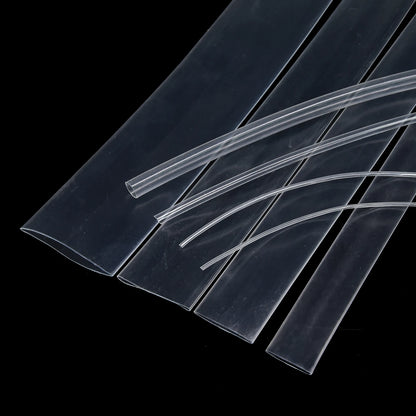 Heat Shrink Tube – 22mm-50mm Clear Shrinkable Insulation Sleeving for Wire & Cable, 2:1 600V