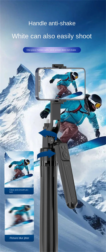 COOL DIER Smartphone Tripod – Bluetooth Shutter Selfie Stick Stand with Wireless Phone Holder