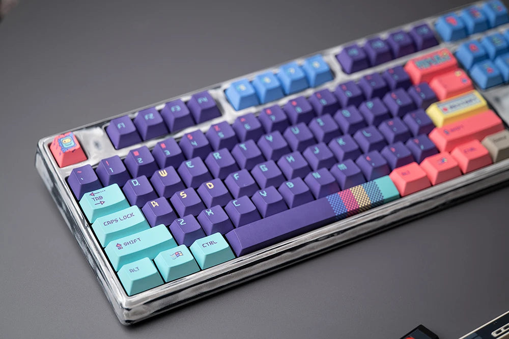 Retro Gamepad Keycap 6.25u Spacebar – Artisan ABS Keycap for MX Switches, Black & White for Mechanical Gaming Keyboards