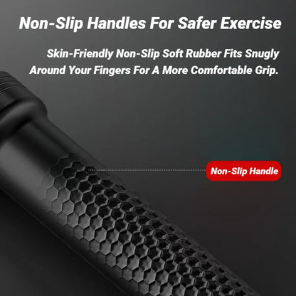 Ergonomic Strength Training Bar – Stainless Steel Biceps & Triceps Muscle Expander