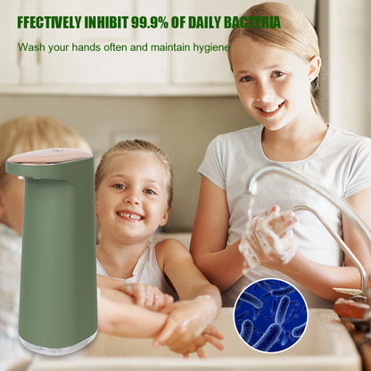 450ML Touchless Automatic Foaming Soap Dispenser — USB Rechargeable Hand-Free Bathroom & Kitchen Use