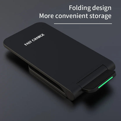 Fast Wireless Charging Stand - Compatible with iPhone 17/15/14/13/12/11 Pro & Samsung Galaxy Devices