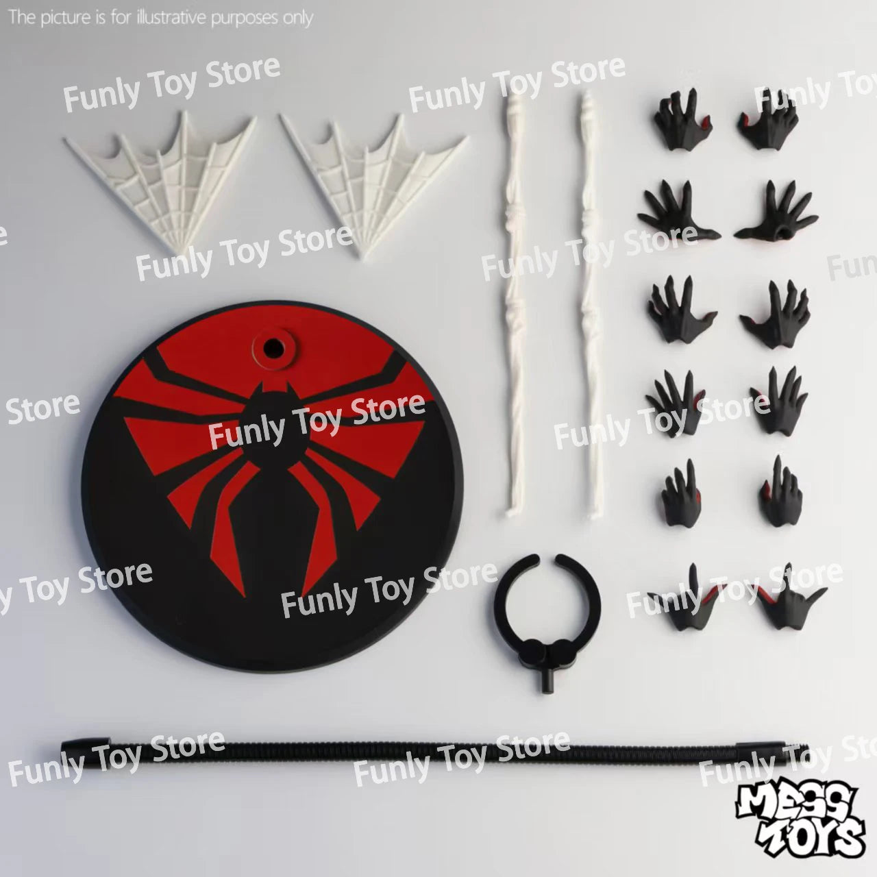 Mess Toys Superior Spider-Man Action Figure – Doctor Octopus Peter Parker Anime Collectible Toy Gift