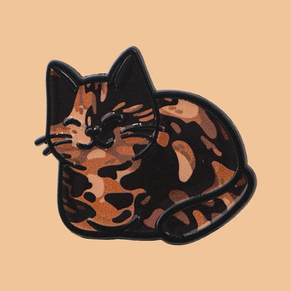 Cute Black Cat Enamel Pin - Cartoon Anime Brooch Lapel Badge for Backpack & Clothing Accessories