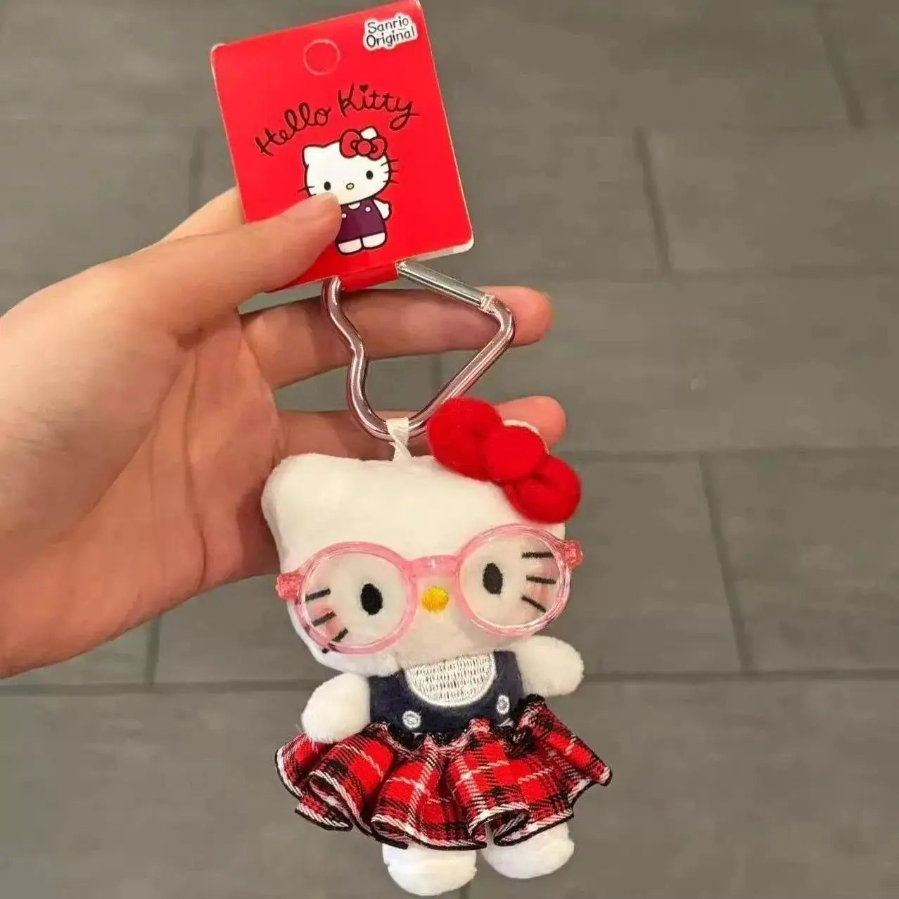 Cute Cartoon Girl Plush Keychain - Adorable Doll Bag Pendant & Gift for Girls