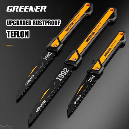 SK5 Steel Folding Saw - Thickened Rustproof Adjustable Hand Saw for Woodworking