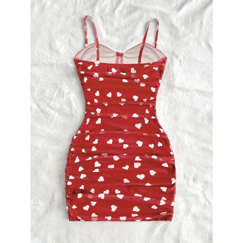 French Floral Backless Slip Dress – Sexy Summer Mini Dress for Women, Beach & Vacation Style