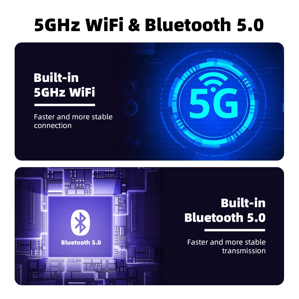 New 2-in-1 Wired to Wireless CarPlay & Android Auto Adapter – Smart Box with 5GHz WiFi, Fast Plug & Play Connection