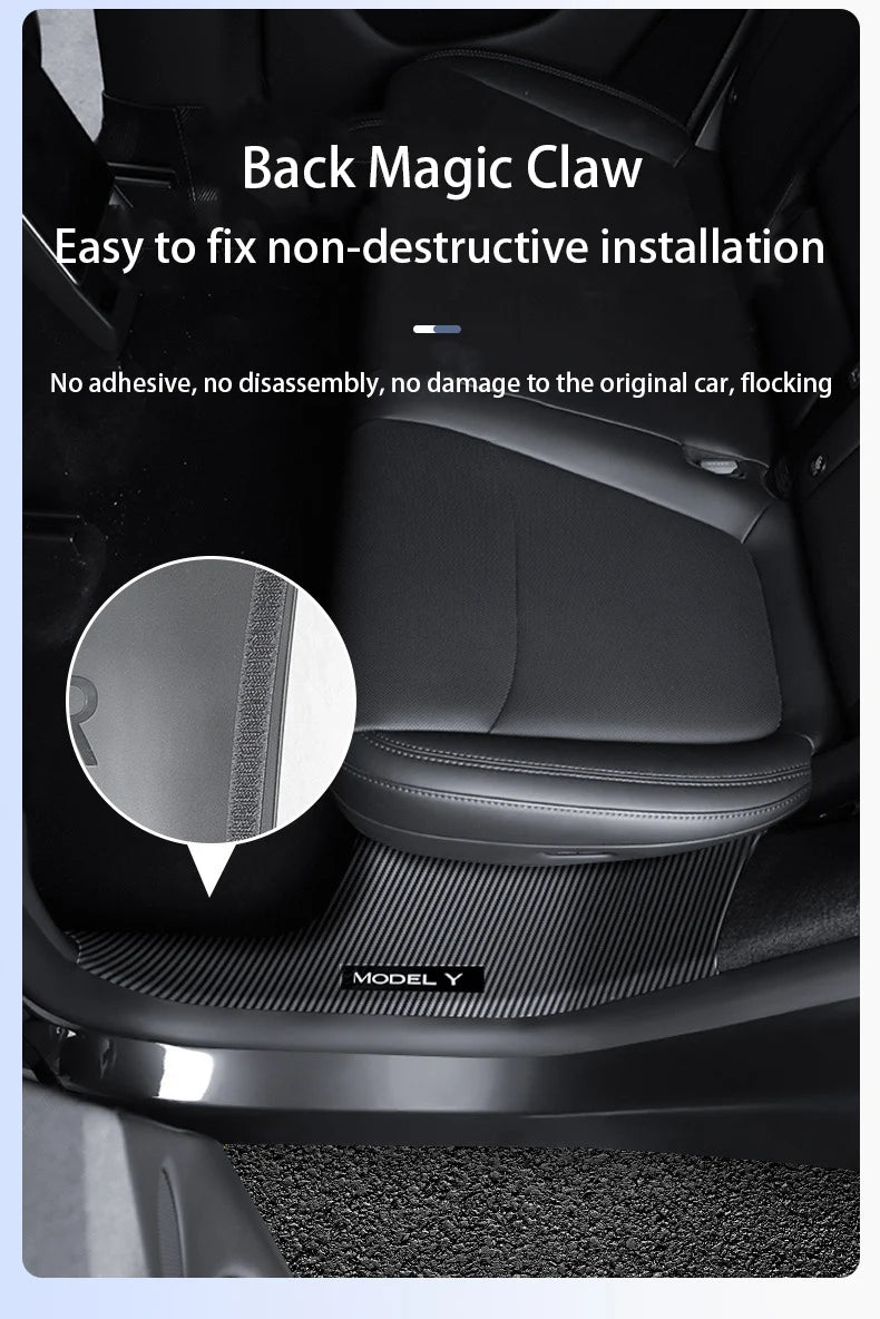 Tesla Model Y Juniper 2025+ Door Threshold Strips – ABS Anti-Scratch & Dirt-Resistant Interior Accessories for Front & Rear Doors