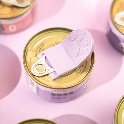 Cat Paw Can Opener - 3D Printed Multifunctional Pet Food Opener with Easy Grip