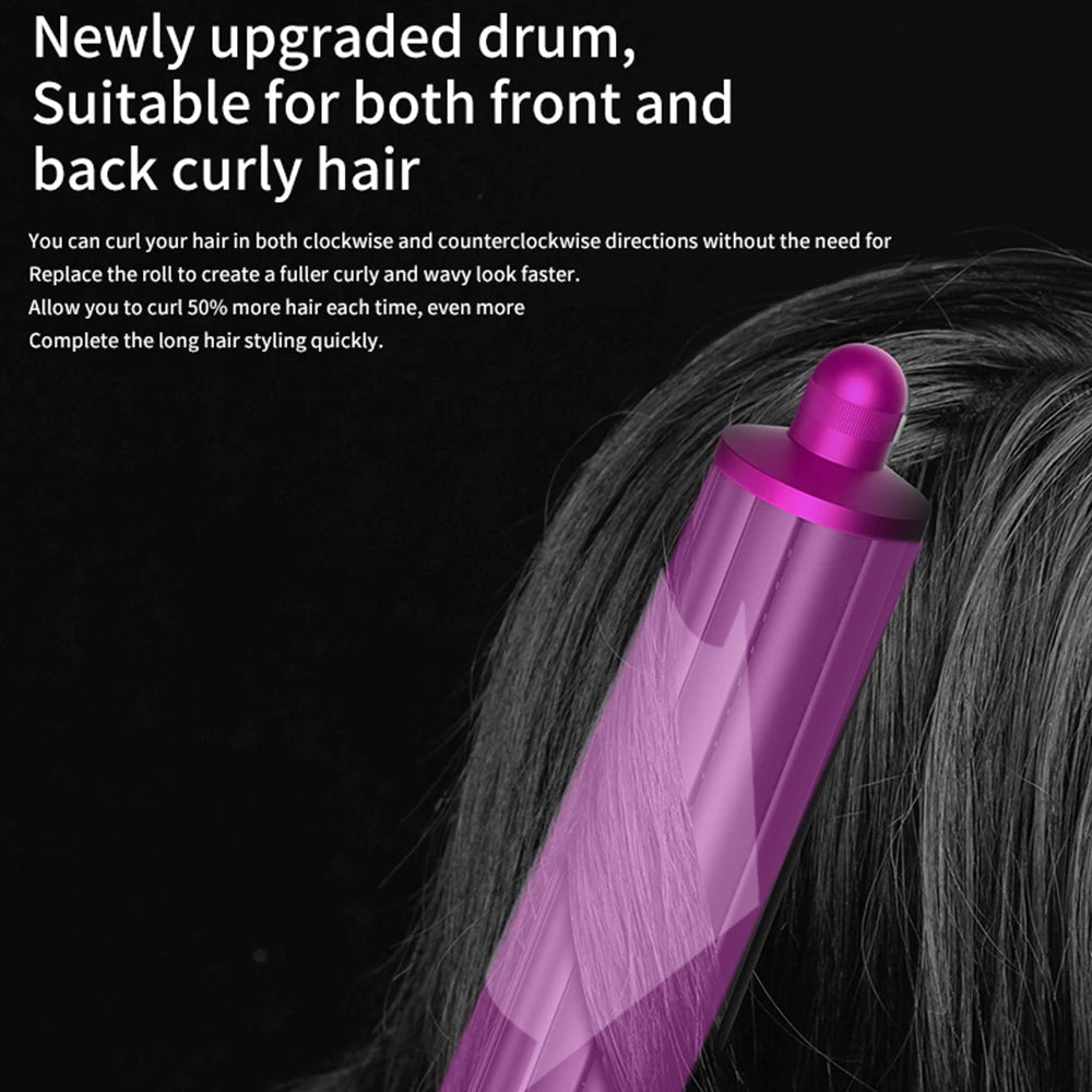 Hair Styler Nozzle for Dyson Airwrap HS01/HS05 & Sencicimen X9 – Multi Hair Curler & Smoothing Brush Attachment