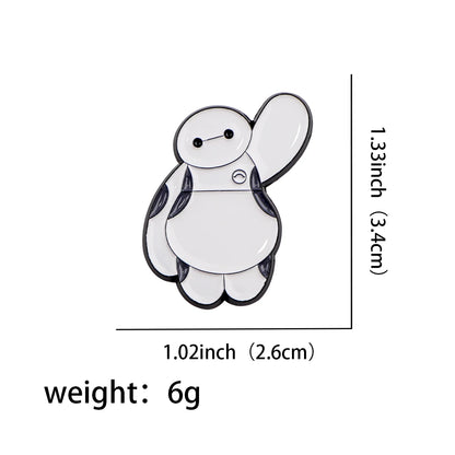 Mermaid Enamel Pins – Kawaii Fox Cartoon Brooches for Clothes, Backpacks & Gifts