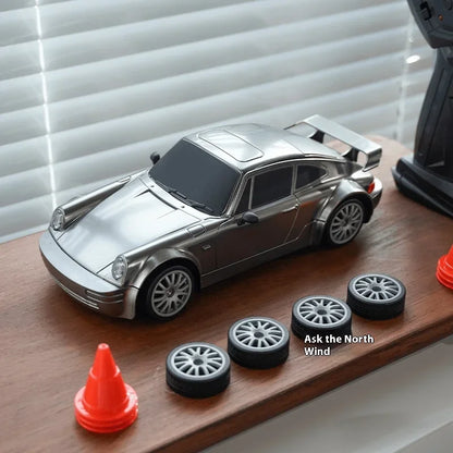 1:24 4WD RC Drift Car – High-Speed 20KM/H Remote Control Racing Toy with Turbo, 2-Speed & LED Lights for Kids & Adults