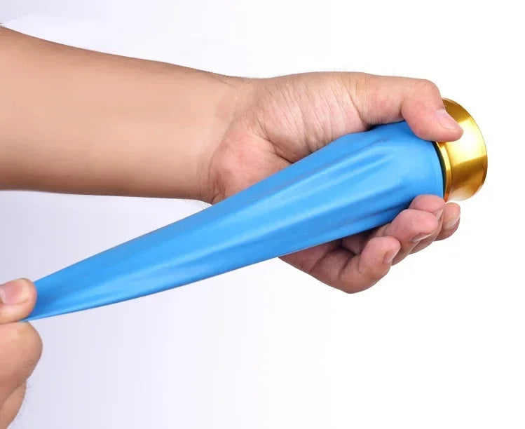 Powerful Catapult EDC Gear Pocket Slingshot Ring Cup - Self Defense, Hunting, Target Shooting, Ammo Set - Adult Kid Toy