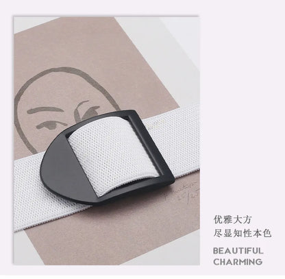 2.5cm Zinc Alloy Adjustable Buckle – Thick Metal Strap Accessory for Knapsacks & Instruments