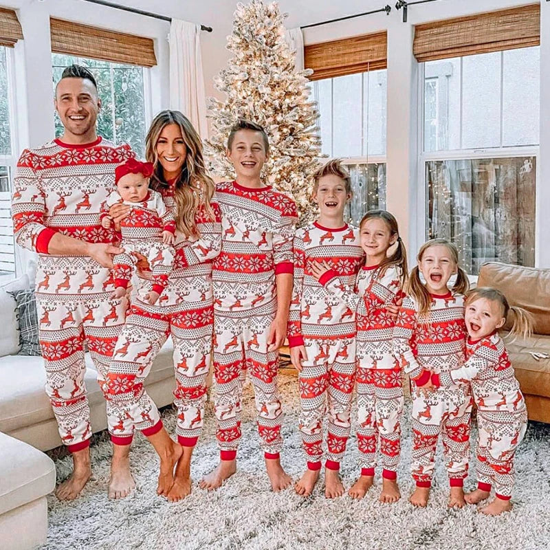 Mommy and Me Christmas Pajamas Set 2023 - Soft & Cute 2-Piece Sleepwear for Family, Adults & Kids Xmas Outfits