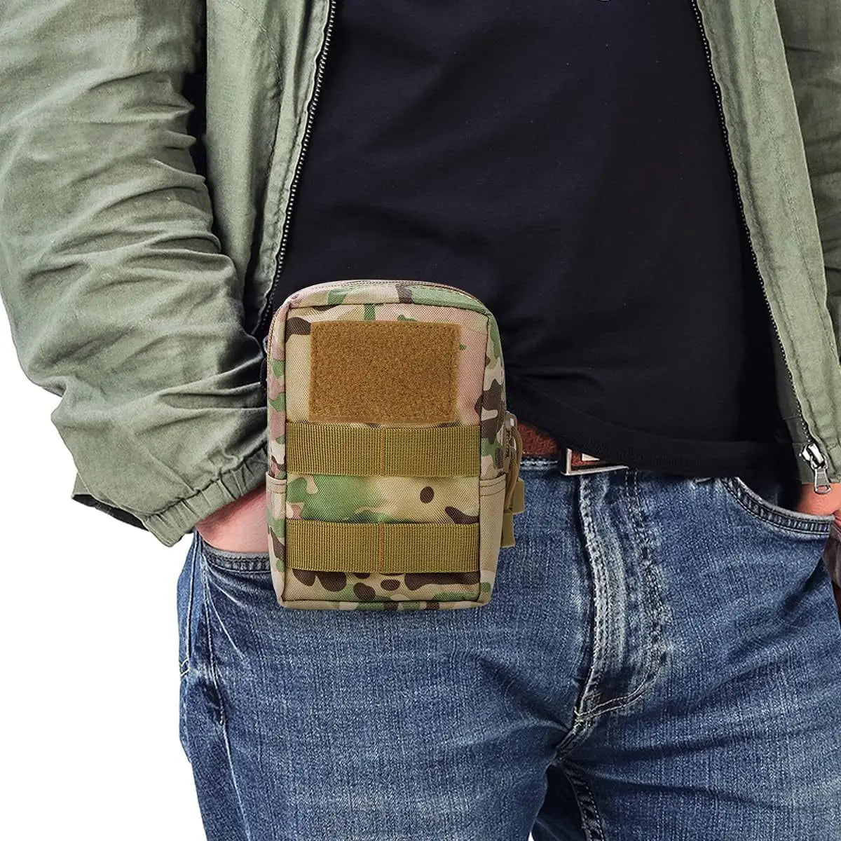 Outdoor Molle Waist Bag – Utility EDC Tool Pouch, Phone Holder for Hiking, Camping & Hunting