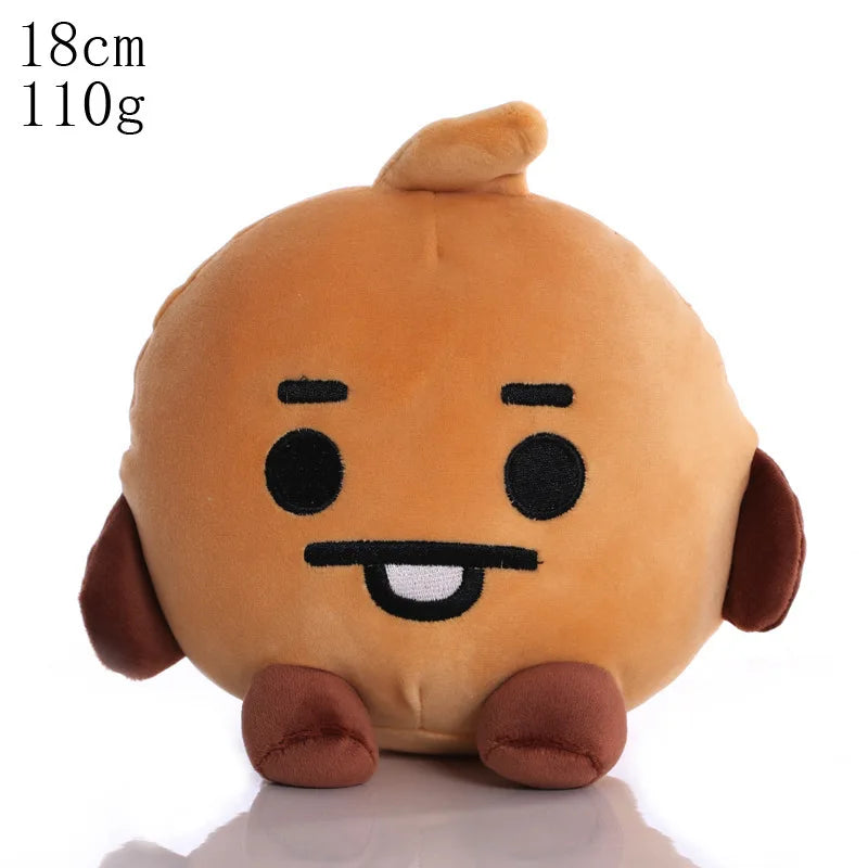 BTed 21 Plush Toys – Kawaii Mini Anime Keychain Pendant, Soft Stuffed Animal Doll Gift for Kids (12–22cm)