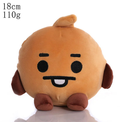 BTed 21 Plush Toys – Kawaii Mini Anime Keychain Pendant, Soft Stuffed Animal Doll Gift for Kids (12–22cm)