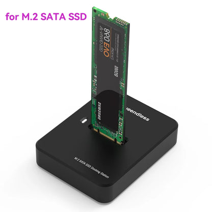 Blueendless External SSD Hard Disk NVME Enclosure – 10G Online Reading/Writing Speed, M.2 NVME SD Docking Station Case