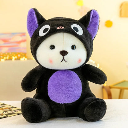 30cm Cute Bear-to-Disney Stitch Plush Toy – Soft Stuffed Cartoon Animal Doll, Perfect Birthday & Christmas Gift