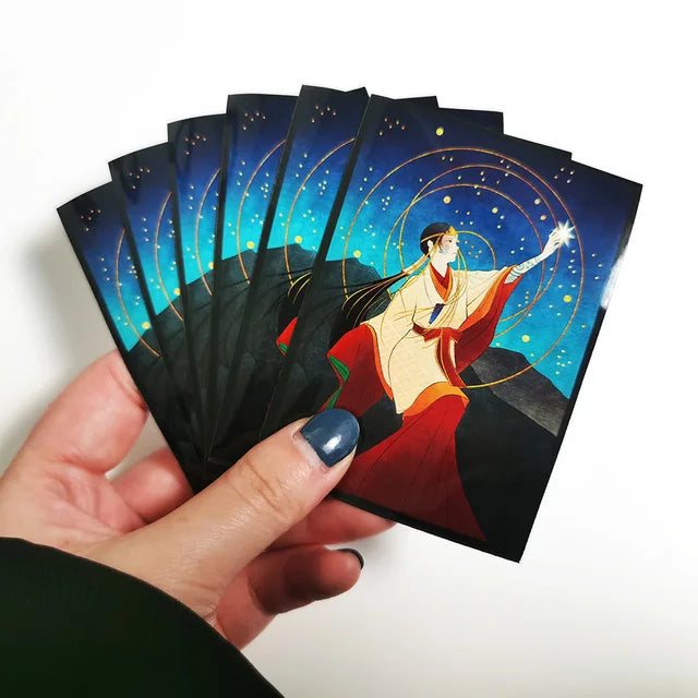 120PCS Black Lotus Card Sleeves – 66x91mm Double Sleeved for Anime, TCG, Magic, MTG, YGO & CFV Trading Cards