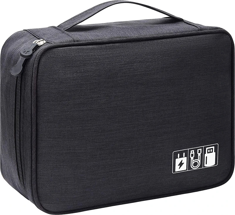 Portable Digital Storage Bag – Waterproof USB Cable Organizer Pouch for Electronics & Accessories