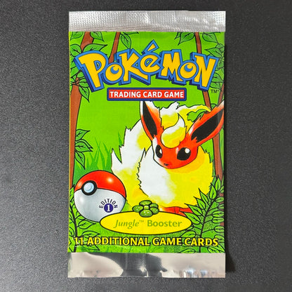 Pokémon Booster Packs Base Fossil Jungle - 11 Cards Per Pack & 36 Pack Booster Box Proxy Game Cards Collection