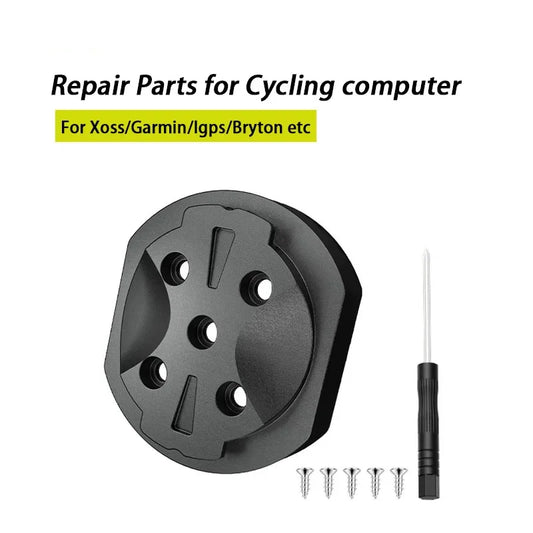 Ultralight Bicycle Computer Mount Base - Repair Kit for Garmin, Xoss, iGPS & Bryton Cycling Speedometers