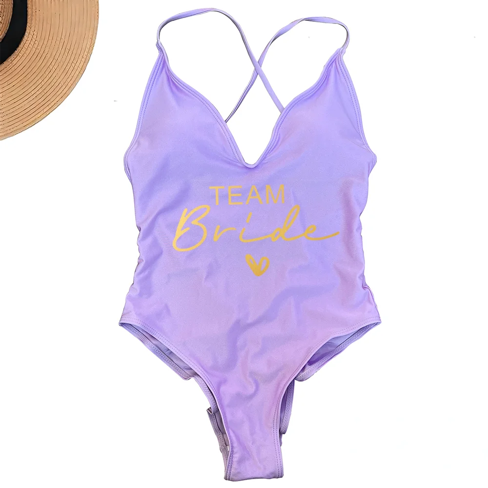 Women's Padded One Piece Swimsuit - Sexy Plus Size Beachwear Bathing Suit for Summer & Bachelorette Parties