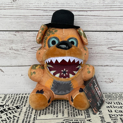 Five Nights at Freddy's (FNAF) Cute Plush Toys - 18 CM Bonnie Bear, Foxy, Cartoon Stuffed Dolls - Freddy Toys for Children - Gifts