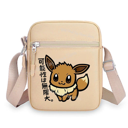 Pokemon Pikachu Cartoon Shoulder Bag – Large Crossbody Messenger Bag for Boys & Girls School Handbag