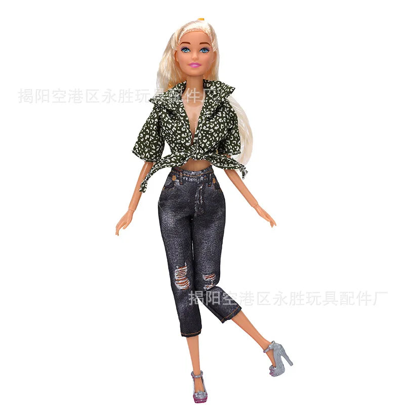 New Doll Clothes for 30cm Barbie – BJD Doll Outfit Accessories for Girls DIY Toy
