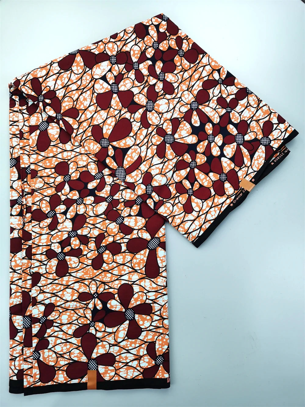 African Ankara Wax Print Fabric - 100% Cotton Nigerian Designer Pagne for Sewing & DIY Party Dresses