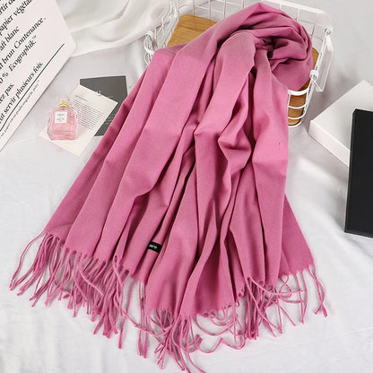 Women's Pashmina Scarf — Cashmere Feel Shawl & Wrap for Evening Dresses, Travel, Office, Winter, and Weddings