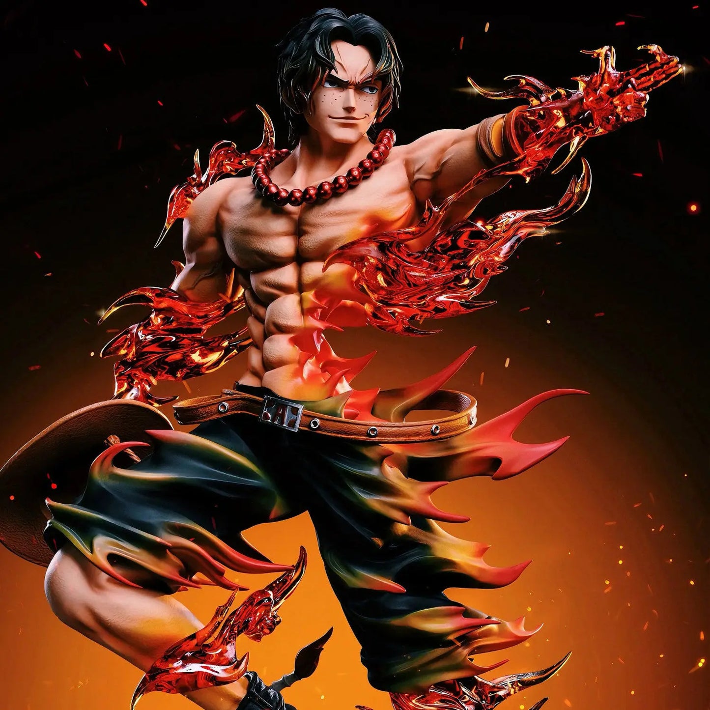 One Piece Ace Anime Figure — Portgas D. Ace PVC Action Statue, Collectible Desk Decoration Toy, Birthday Gift