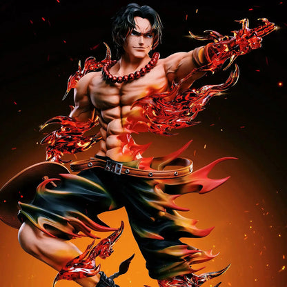 One Piece Ace Anime Figure — Portgas D. Ace PVC Action Statue, Collectible Desk Decoration Toy, Birthday Gift
