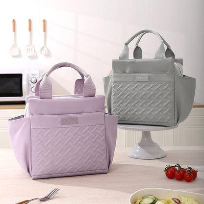 10L Large Insulated Lunch Bag – Aluminum Foil Cooler Bag for Students & Office, Keeps Food Fresh and Chilled