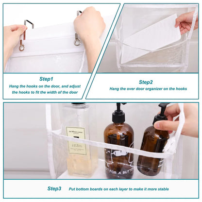 Multi-Functional Fabric Hanging Bag – Behind-the-Door Organizer with Multi-Layer Storage for Miscellaneous Items