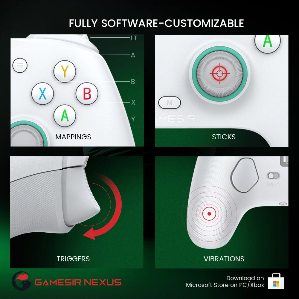 GameSir G7 SE Wired Xbox Controller — Gamepad for Xbox Series X, Series S & Xbox One with Hall Effect Joystick