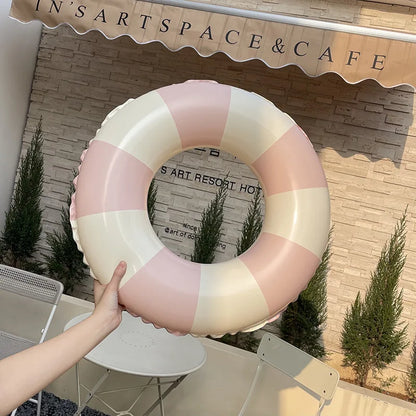 Rooxin Donut Swimming Ring - Inflatable Pool Float for Teens, Kids, and Babies, Water Play Pool Toy