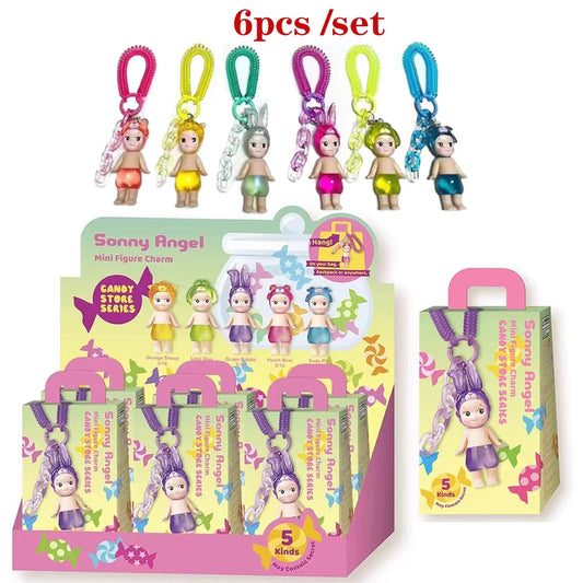 S Angel Little Angel Doll – Candy House Series Blind Box Keychain Pendant, Handmade Gift