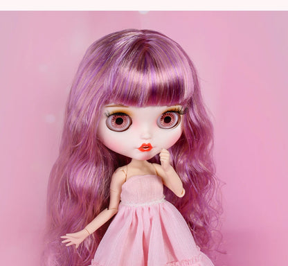ICY DBS Blyth Doll – 1/6 Joint Body BJD Anime Doll, 30cm White Skin Matte Face Special Combo Toy