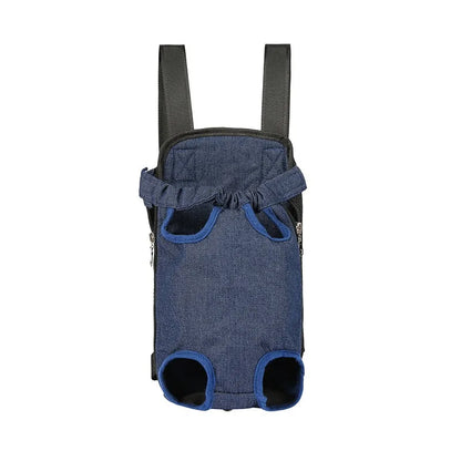 Pet Travel Backpack – Breathable Outdoor Portable Chest Bag for Cats & Dogs, Four-Legged Pet Carrier