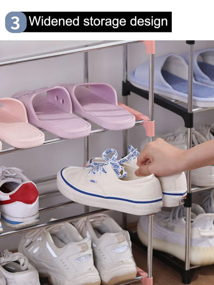 3/4-Layer Multi-Layer Shoe Rack – Space-Saving Storage Organizer for Home