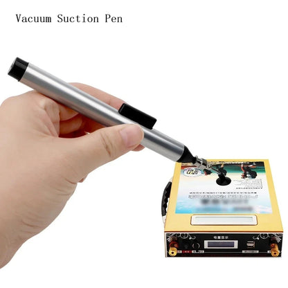 Vacuum Suction Pen Kit - IC SMD Pickup Tool with 3 Suction Cups for Electronics Repair and Desoldering