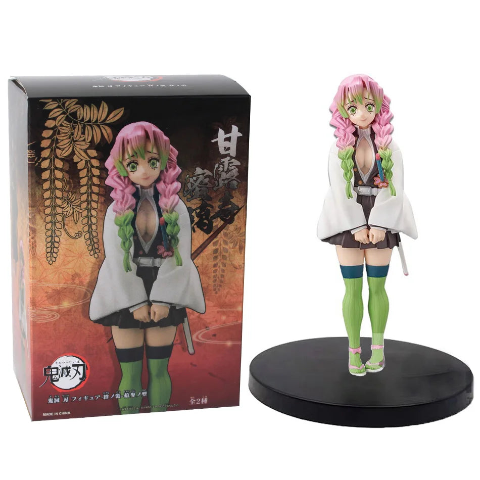 Anime Demon Slayer Kimetsu no Yaiba Figures – Kamado Tanjirou, Agatsuma Zenitsu & Nezuko PVC Action Models