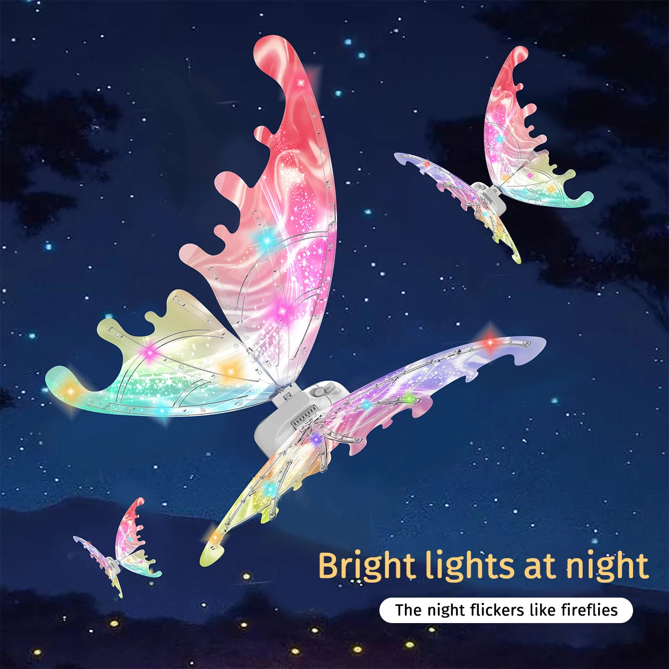 Luminous Electric Butterfly Wings – Music Fairy & Angel Costume Props Gift