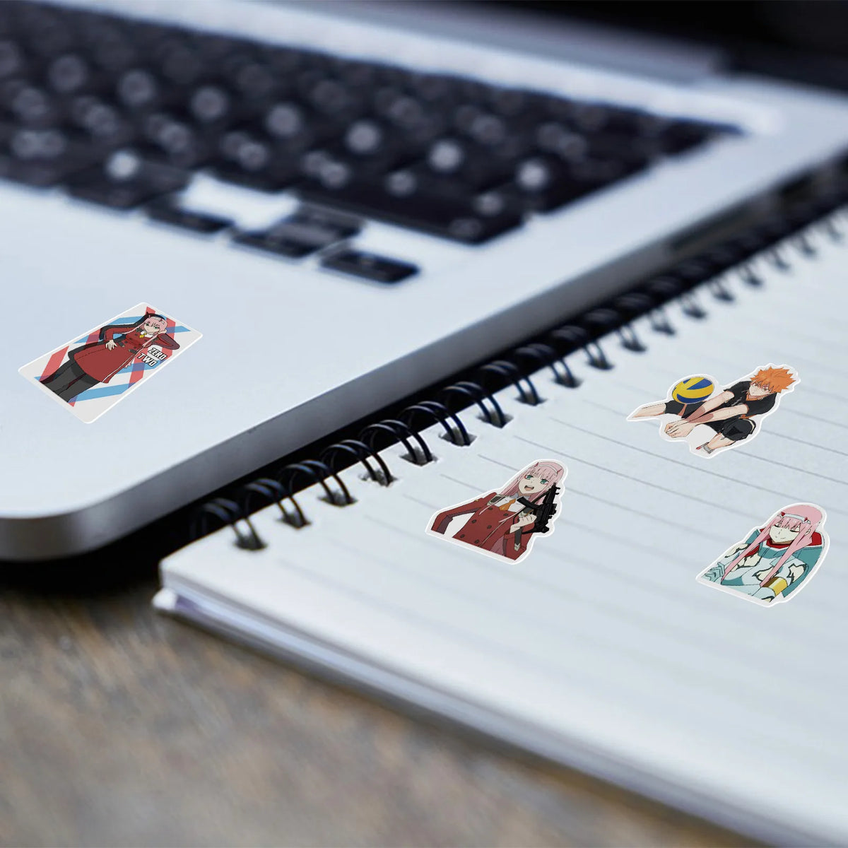 300PCS Mixed Anime Stickers - Waterproof Cartoon Decals for Cars, Walls, Laptops & DIY Crafts